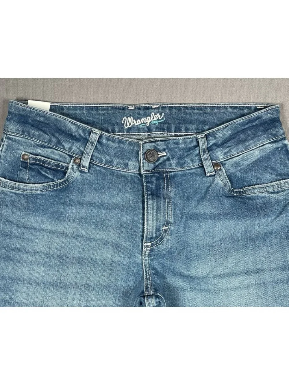 NWT Wrangler Retro Sadie Low Rise Stretch Trouser Jeans - Women Size 30/9 X 32 - Picture 5 of 16